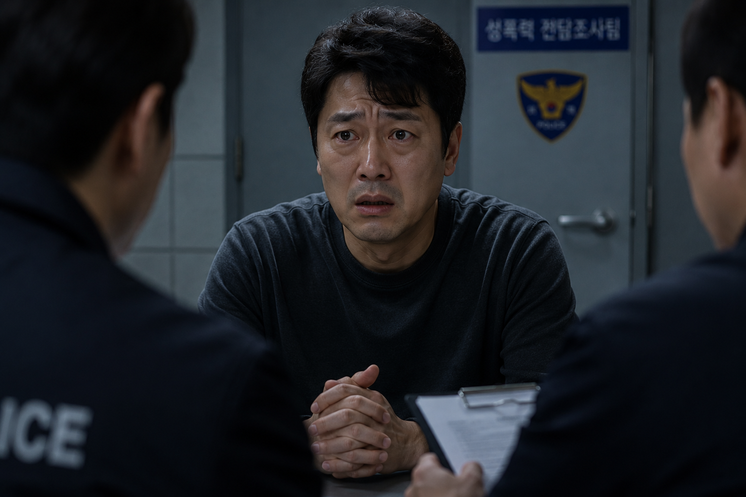성매매 초범 기준|스마트폰 화면을 보고 깜짝 놀란 여성의 모습
